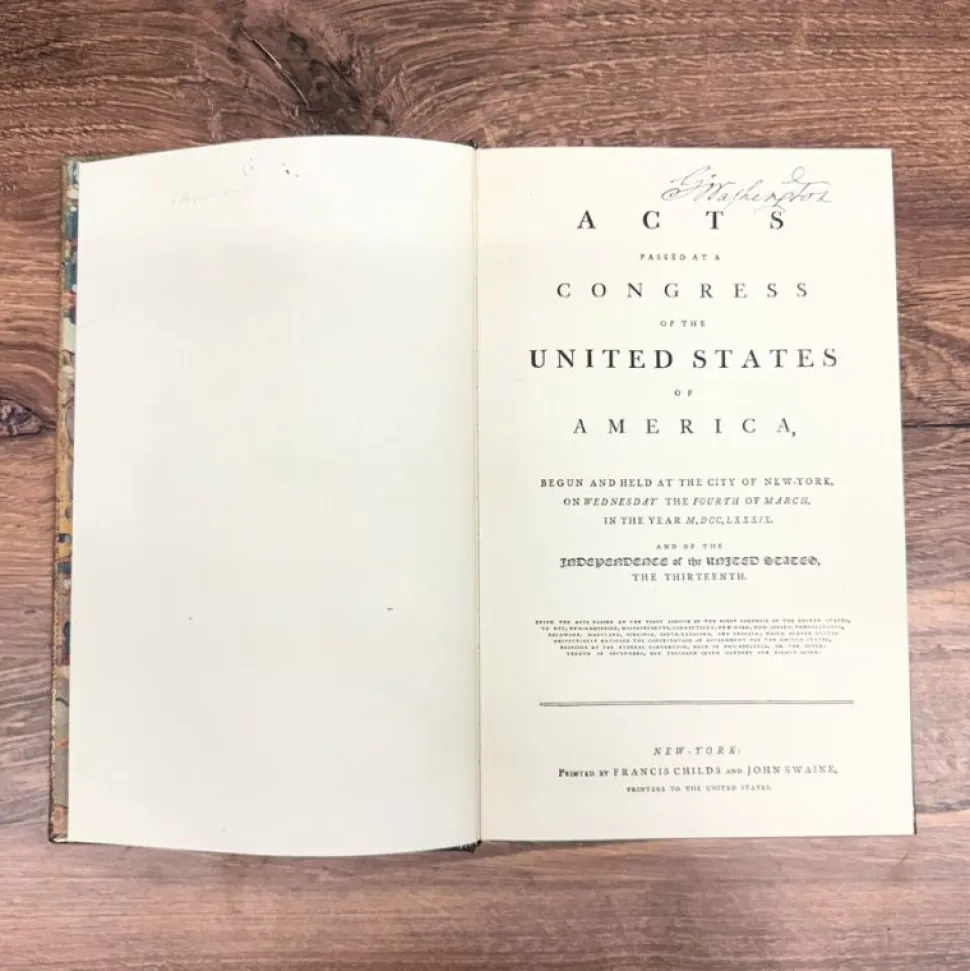 Acts Of Congress 1789 - Standard Edition