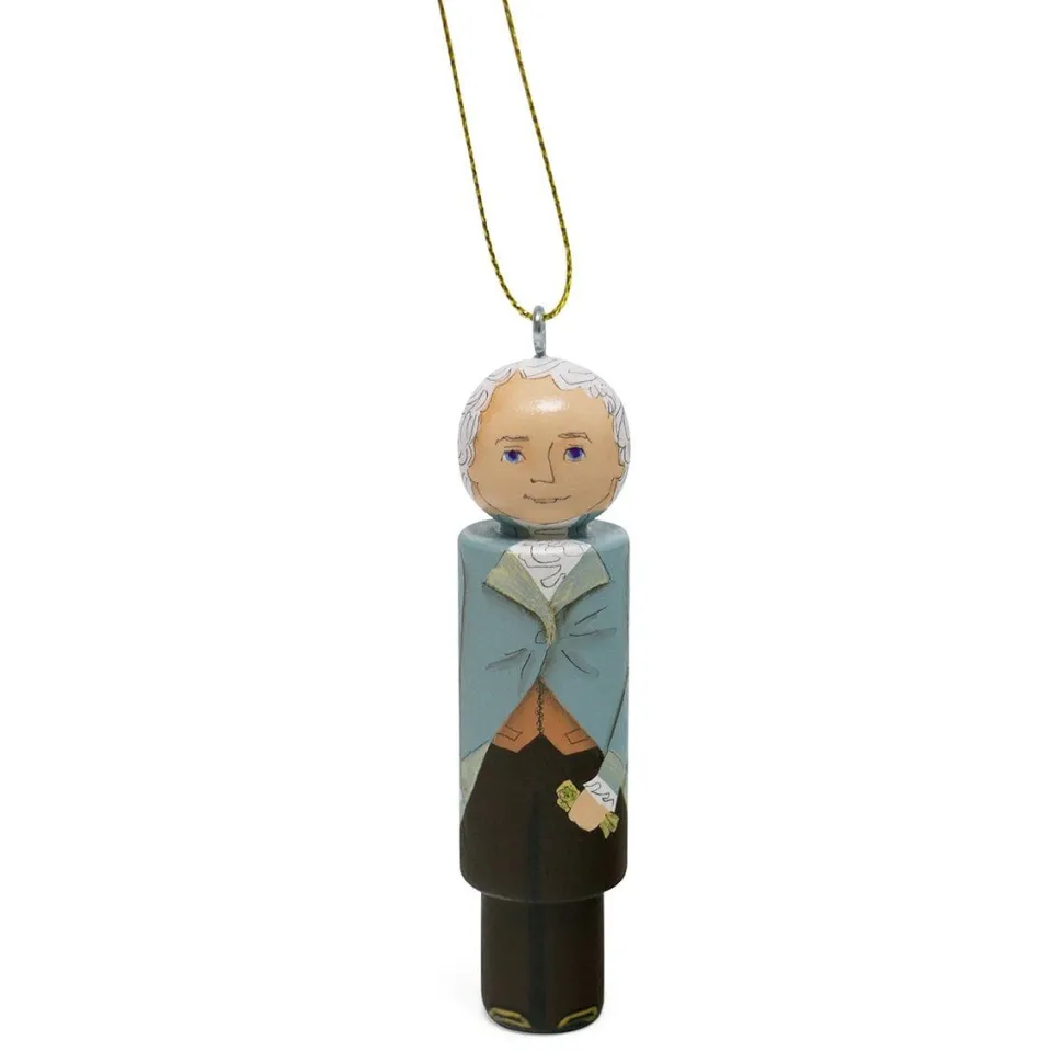 Alexander Hamilton Wooden Ornament