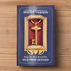 Bastille Key - Gold Tone Key Chain