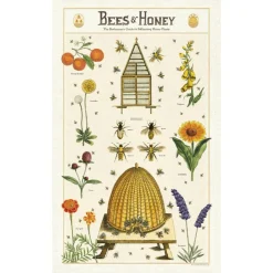 Bees & Honey Tea Towel