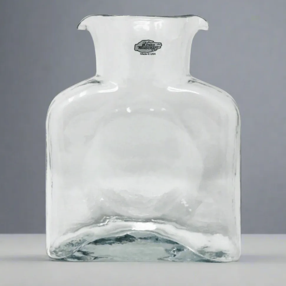 Blenko Crystal Water Bottle - Clear Blenko Water Bottle