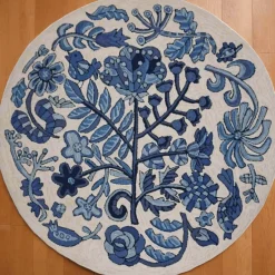 Bloomer Morning - Round Area Rug
