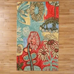 Bloomer Mum Rug - By Michaelian Home