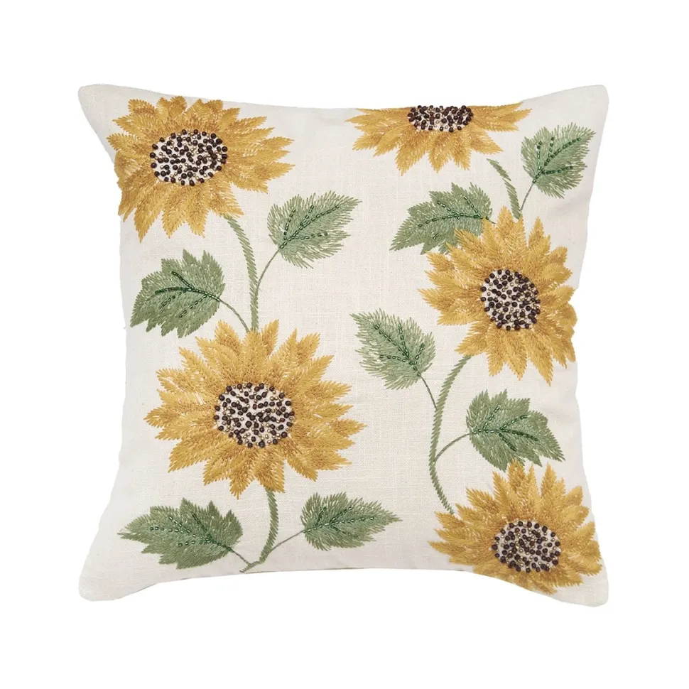 Blooming Sunflower Pillow