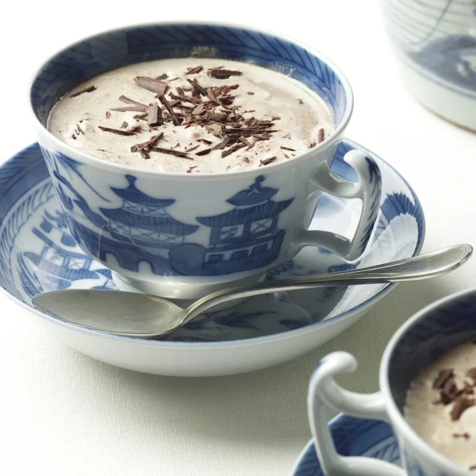Blue Canton Cups & Saucers