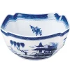Blue Canton Oval Bowl