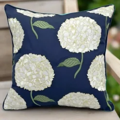 Blue Hydrangea Indoor/Outdoor Pillow