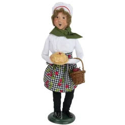 Byers Choice Baker Cherry Pie Caroler