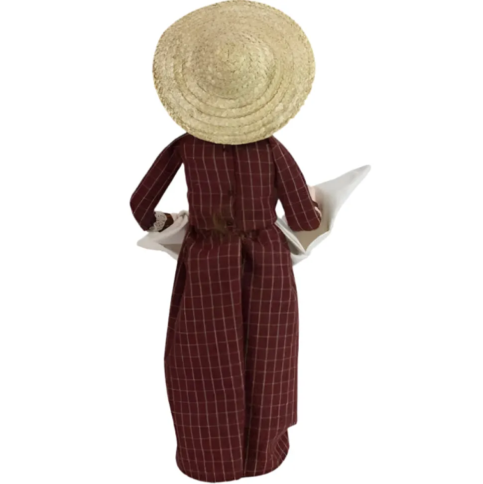 Byers' Choice Woman With Apples