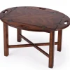 Carlisle Oval Wood Coffee Table- Oak by Butler Specialty