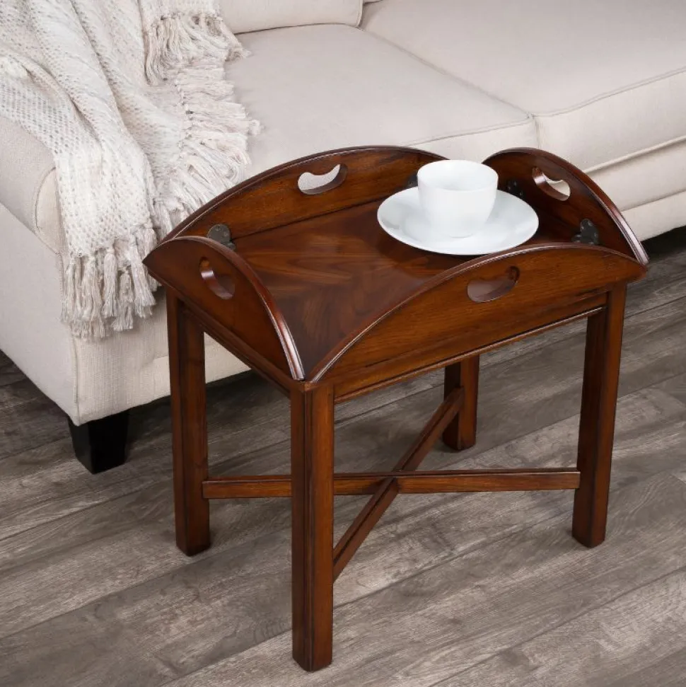 Carlisle Oval Wood Coffee Table- Oak by Butler Specialty