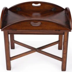 Carlisle Oval Wood Coffee Table- Oak by Butler Specialty