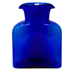 Cobalt Blue Water Bottle Blenko Glass - Mini or Large