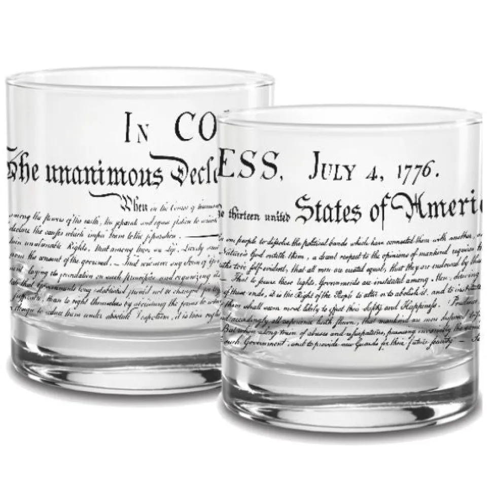 Declaration of Independence Glassware