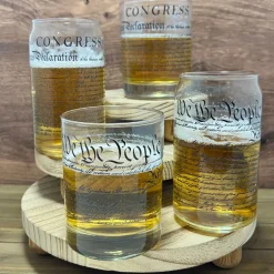 Declaration of Independence Glassware