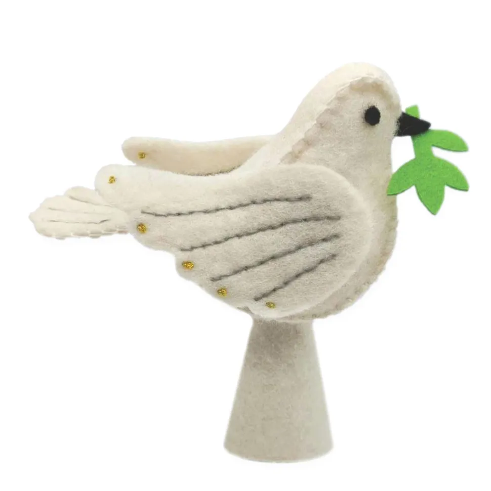 Dove of Peace Felt Tree Topper