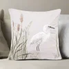 Egret Right Indoor - Outdoor Pillow