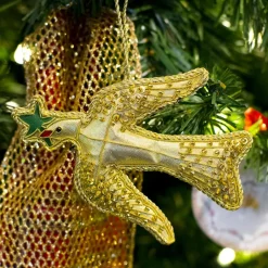 Embroidered Dove of Peace Ornament