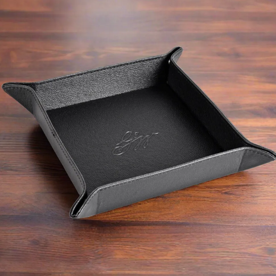 Faux Leather GW Signature Valet