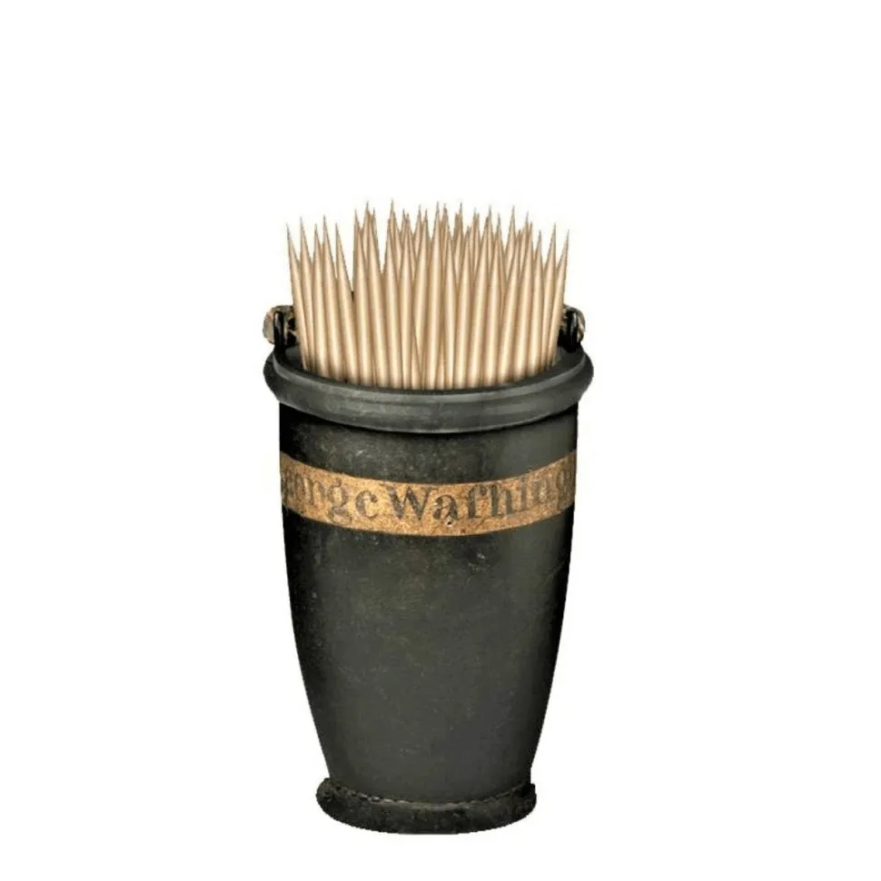 Fire Bucket Toothpick Holder