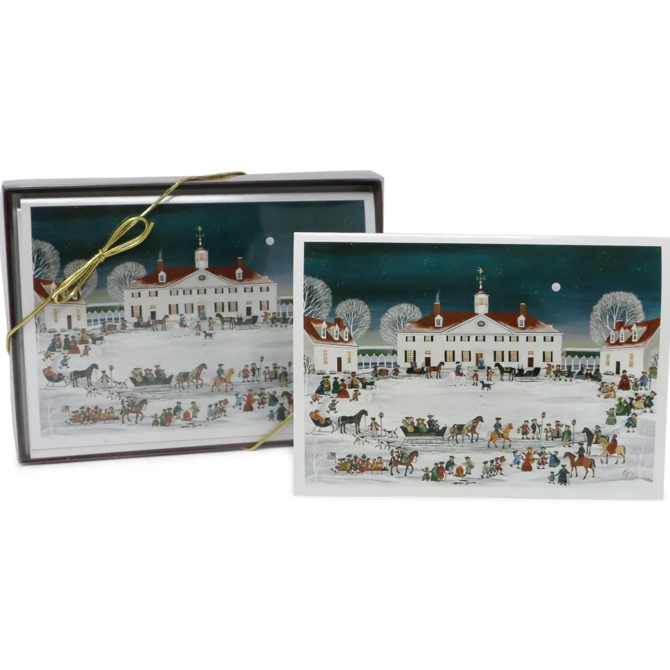 Folk Art Mount Vernon, West Front Christmas Cards