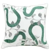 Garden Snake Indoor Outdoor Pillow