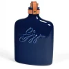 George Washington Blue Ceramic Flask