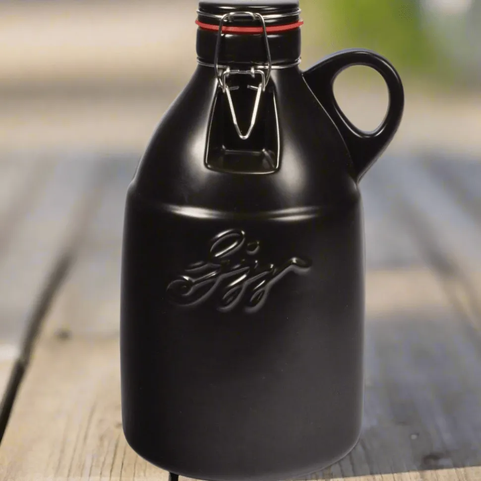 George Washington Ceramic Beer Growler
