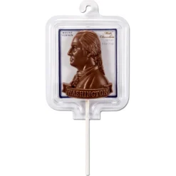 George Washington Milk Chocolate Pop