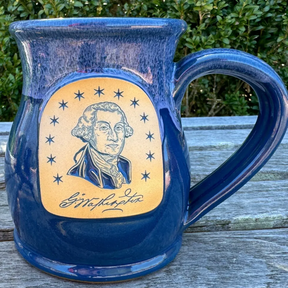 George Washington Signature Mug - Tall Belly Mug - Made In USA