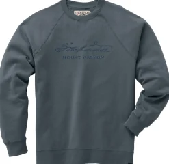 George Washington's Signature - Embroidered Crew Sweatshirt