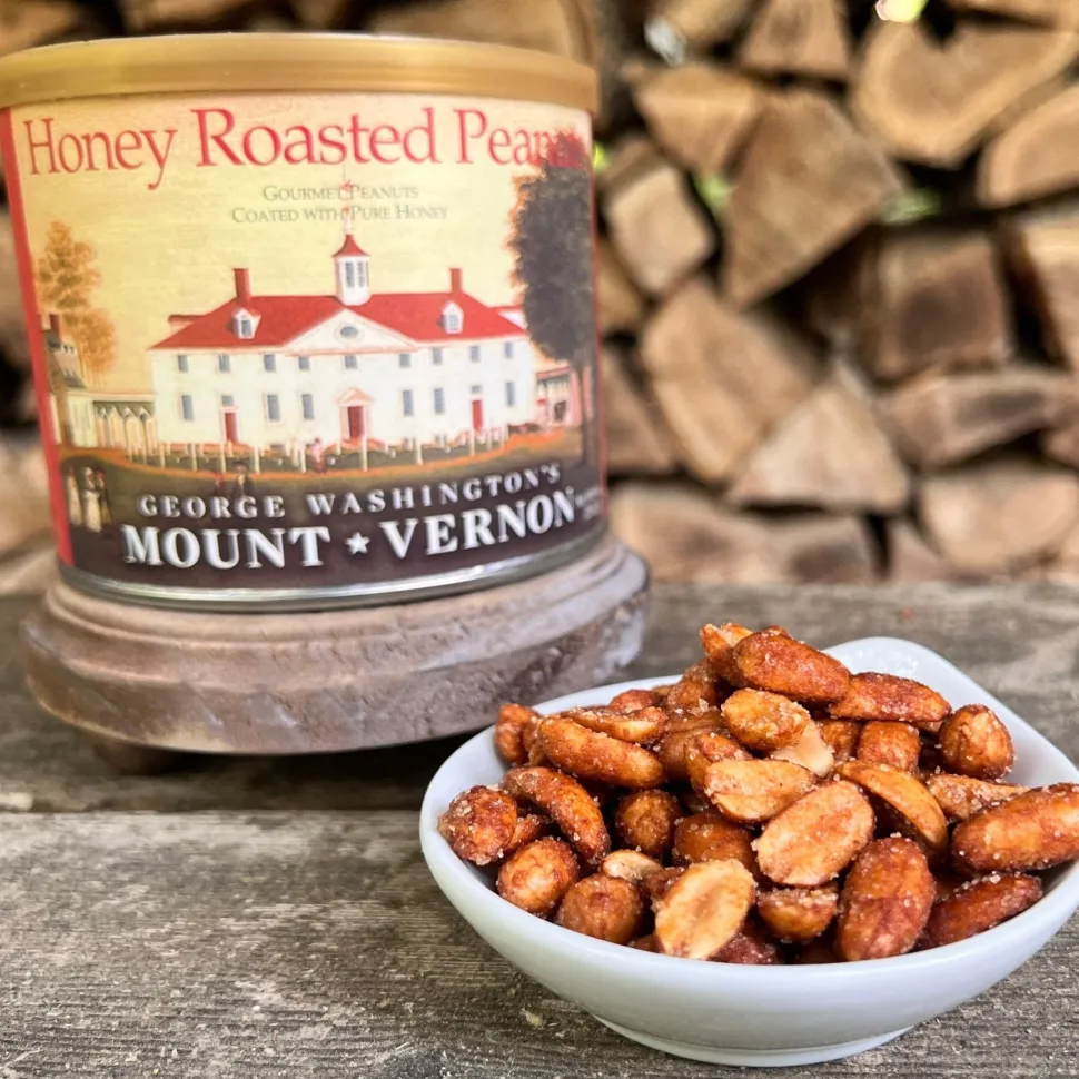 Honey Roasted Peanuts: 9 ounce - Mount Vernon