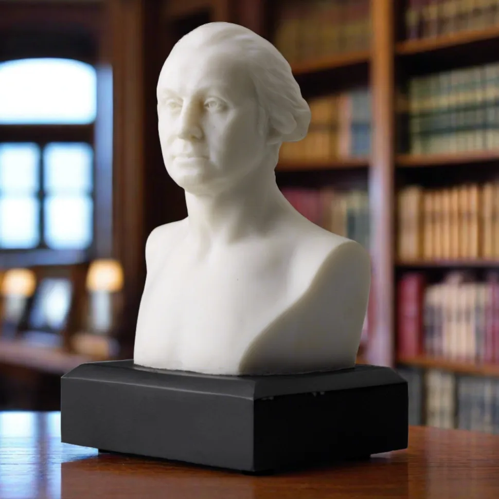 Houdon Bust of George Washington, Small White