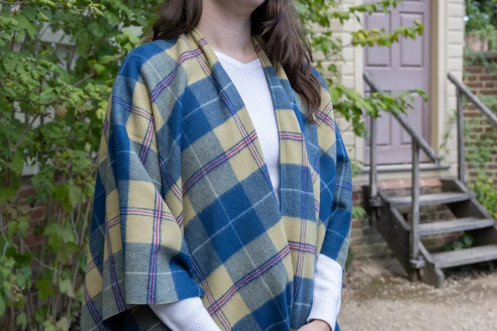 Lambswool Tartan Cape