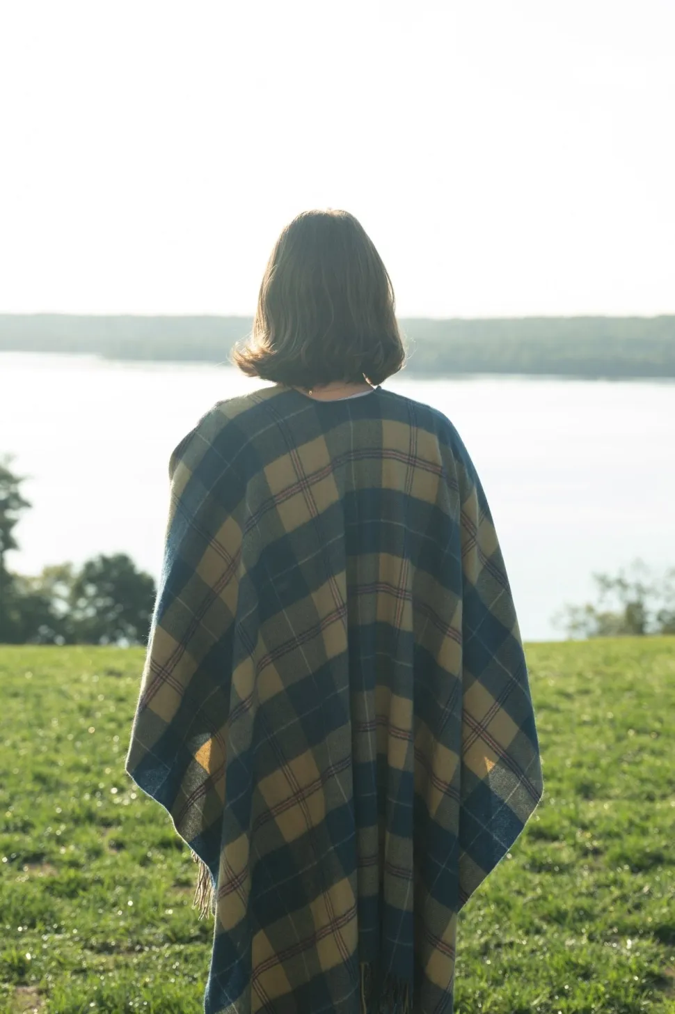 Lambswool Tartan Cape