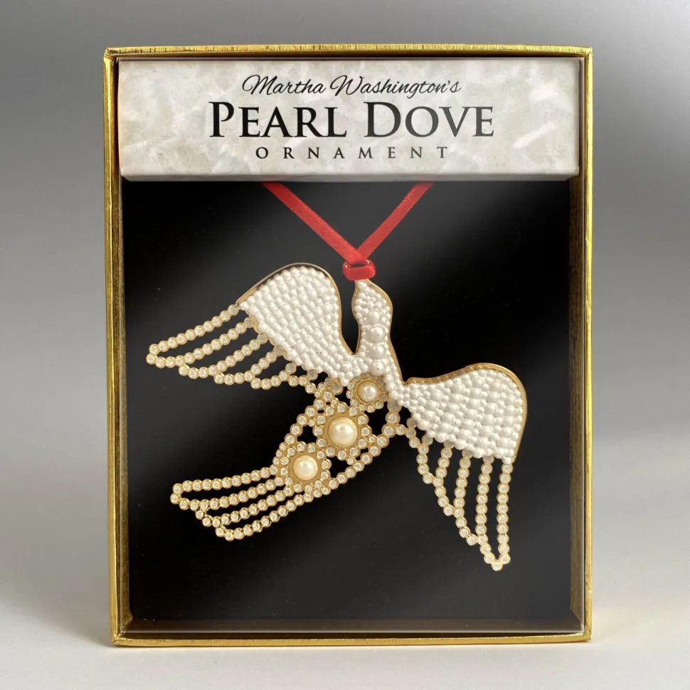 Martha's Pearl Dove Ornament