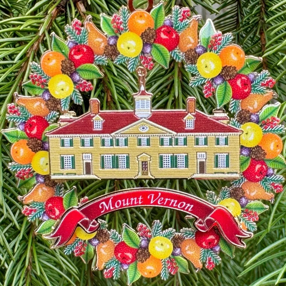 Mount Vernon Fruit Wreath Ornament