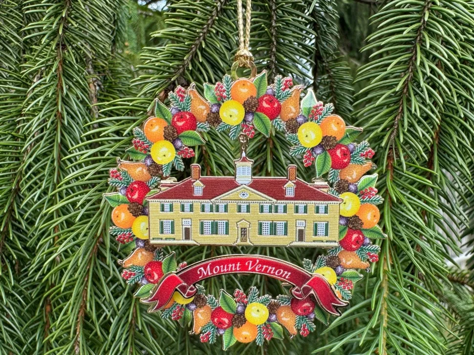 Mount Vernon Fruit Wreath Ornament
