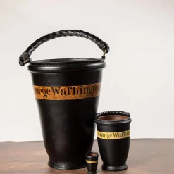 Mount Vernon Leather Fire Bucket