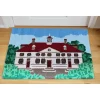 Mount Vernon Mansion Hooked Rug