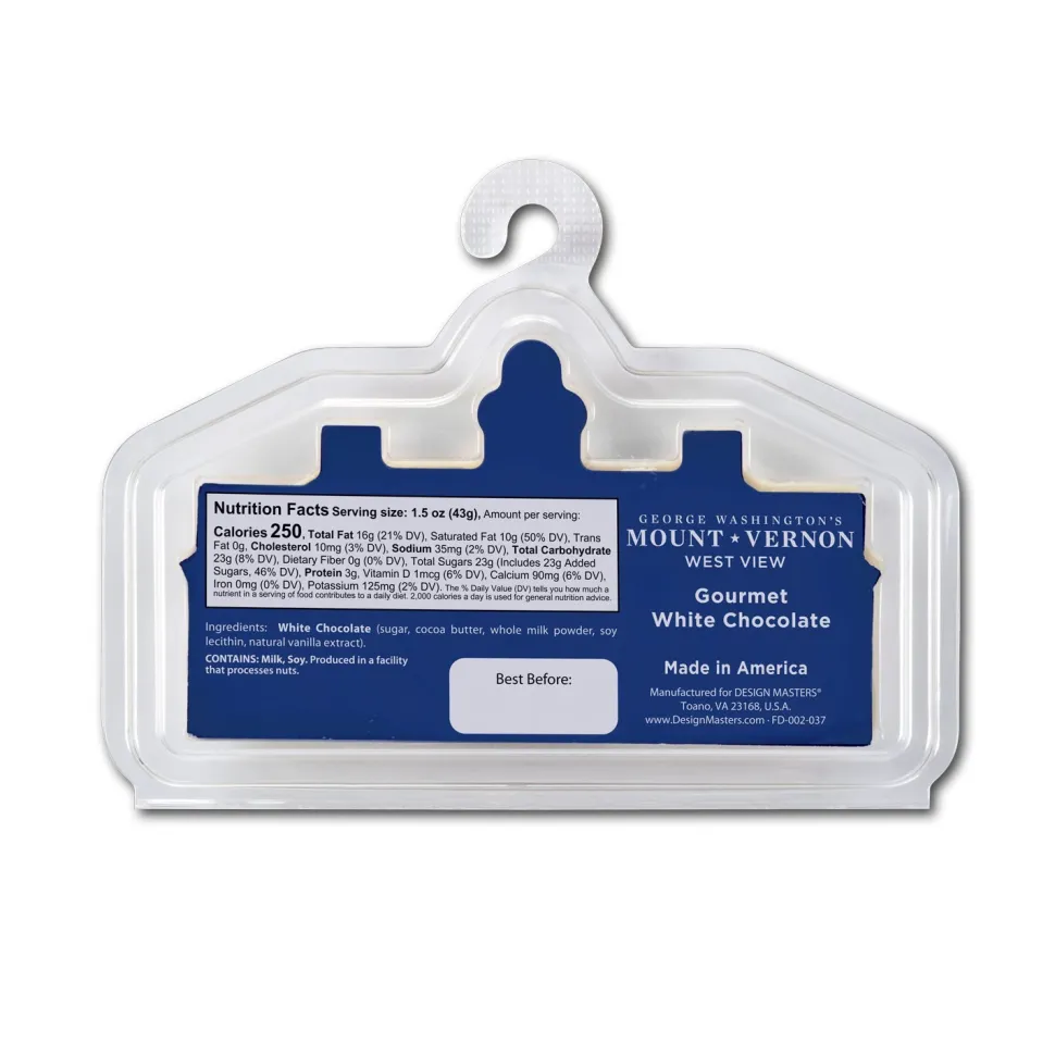 Mount Vernon Mansion White Chocolate West Front