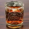 Mount Vernon Map Rocks Glass