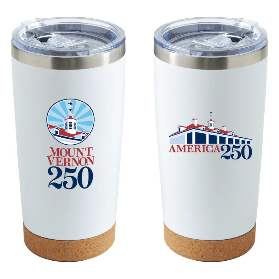 Mount Vernon 250th Anniversary Tumbler