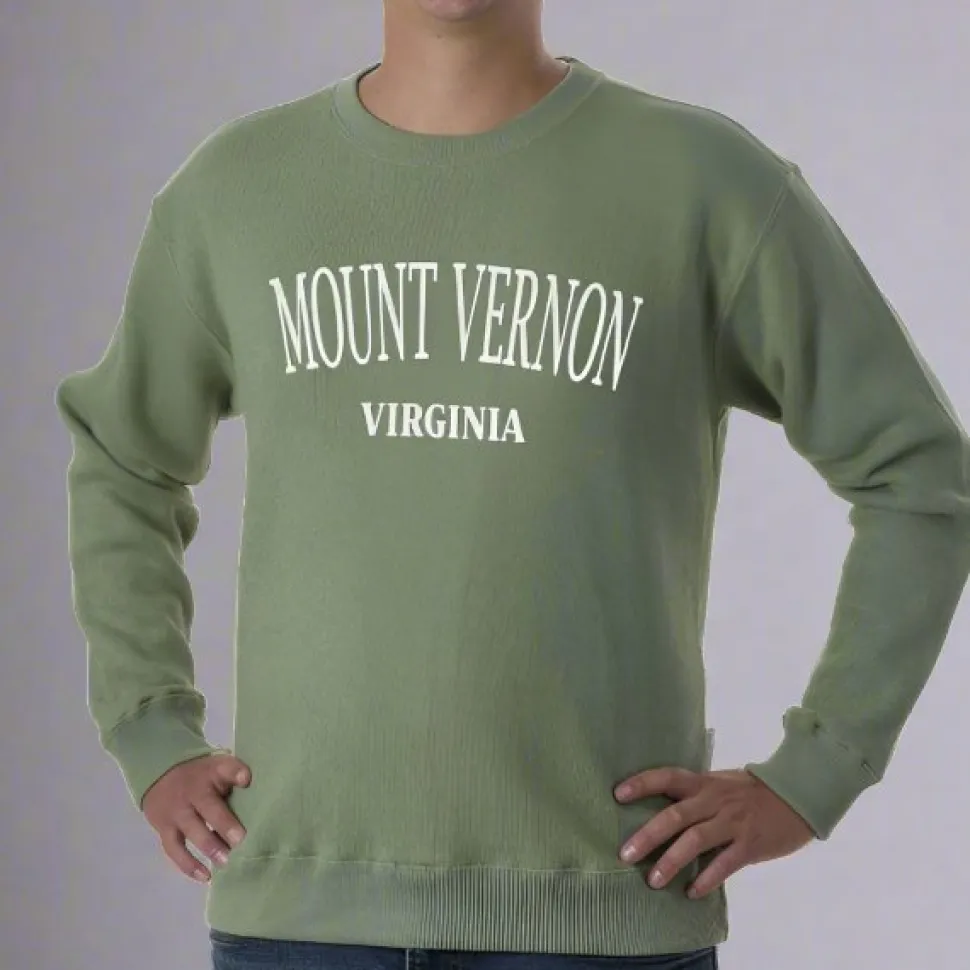 Mount Vernon Virginia - Sage Sweatshirt