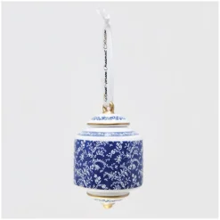 MV Ornament Collection - Porcelain Blue Room Cylinder