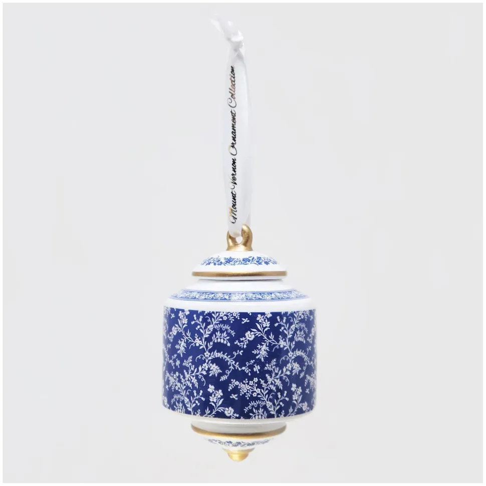 MV Ornament Collection - Porcelain Blue Room Cylinder
