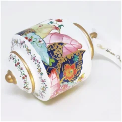 MV Ornament Collection - Porcelain Tobacco Leaf Cylinder