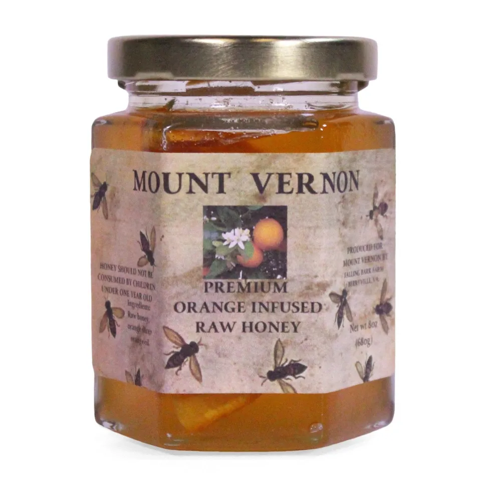 Orange Infused Raw Honey