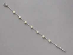 Pearl Station Sterling Bracelet