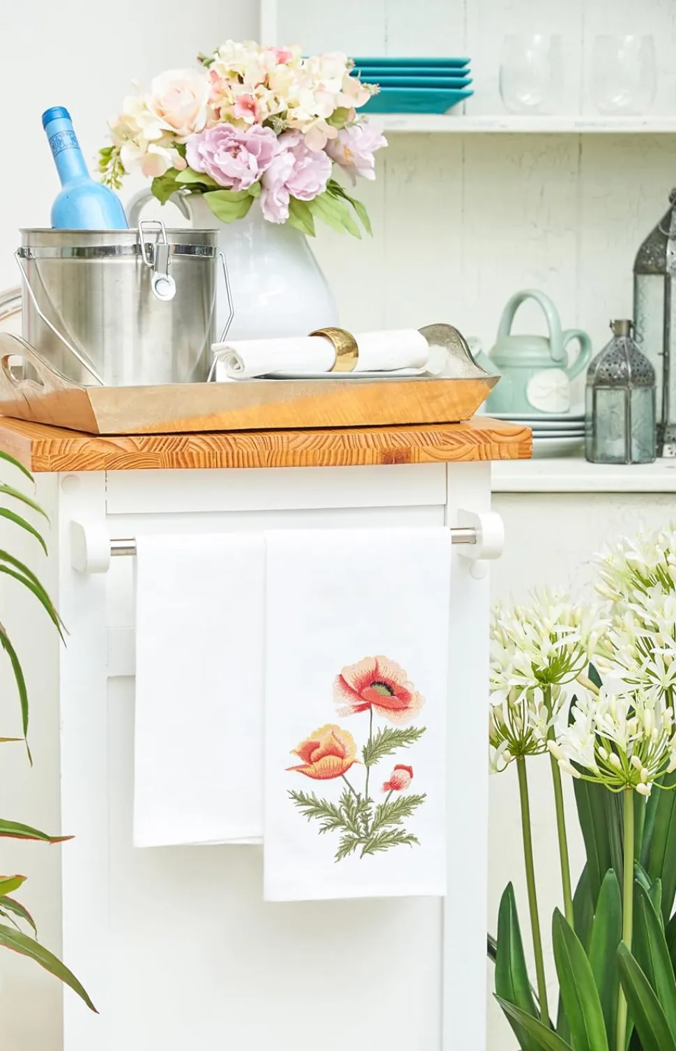 Poppy Flour Sack Towel